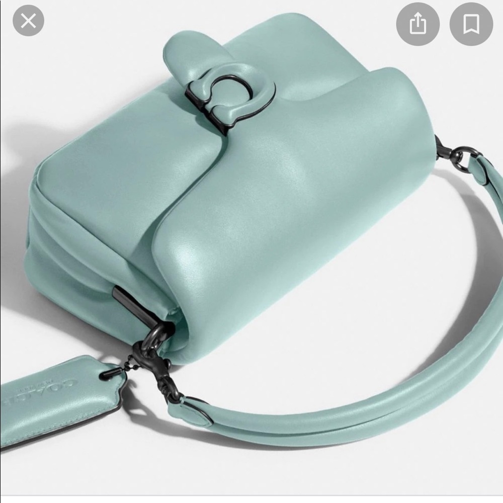 Coach pillow tabby 26 Aqua